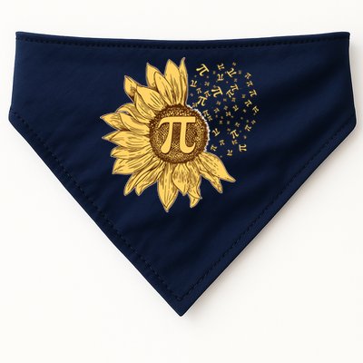 Vintage Sunflower Pi 3.14 USA-Made Doggie Bandana