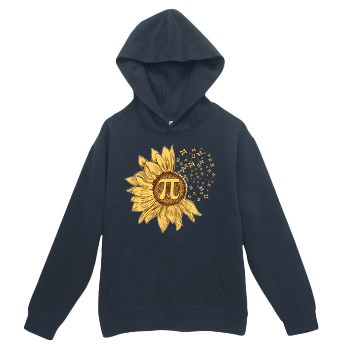 Vintage Sunflower Pi 3.14 Urban Pullover Hoodie