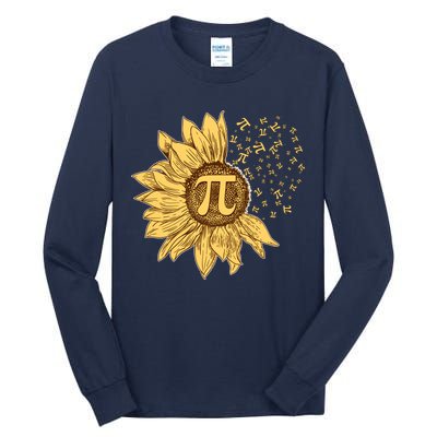 Vintage Sunflower Pi 3.14 Tall Long Sleeve T-Shirt