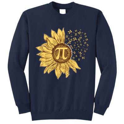 Vintage Sunflower Pi 3.14 Tall Sweatshirt