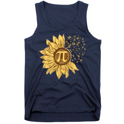 Vintage Sunflower Pi 3.14 Tank Top