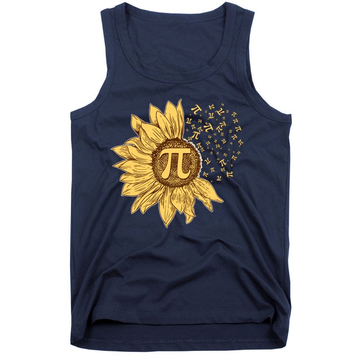 Vintage Sunflower Pi 3.14 Tank Top