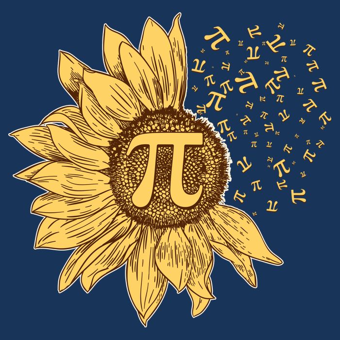 Vintage Sunflower Pi 3.14 Women's V-Neck T-Shirt