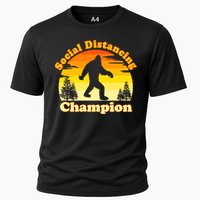 Vintage Sunrise Social Distancing Champion Bigfoot Cooling Performance Crew T-Shirt