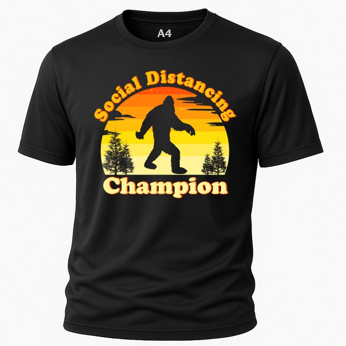 Vintage Sunrise Social Distancing Champion Bigfoot Cooling Performance Crew T-Shirt