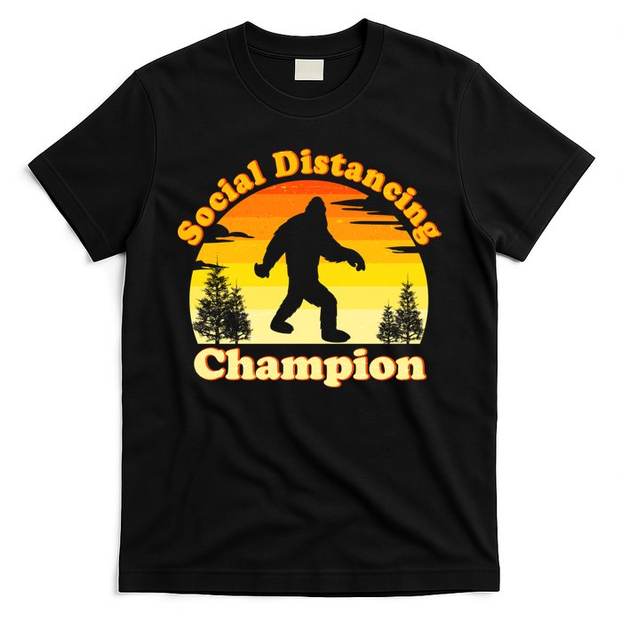 Vintage Sunrise Social Distancing Champion Bigfoot T-Shirt