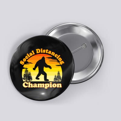 Vintage Sunrise Social Distancing Champion Bigfoot Button