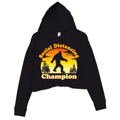 Vintage Sunrise Social Distancing Champion Bigfoot Crop Fleece Hoodie