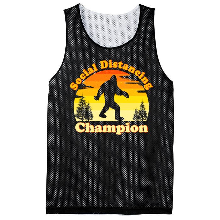 Vintage Sunrise Social Distancing Champion Bigfoot Mesh Reversible Basketball Jersey Tank