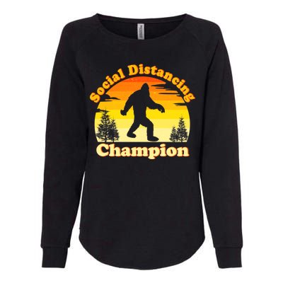 Vintage Sunrise Social Distancing Champion Bigfoot Womens California Wash Sweatshirt