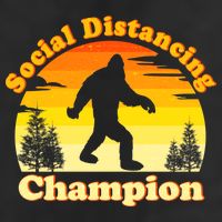 Vintage Sunrise Social Distancing Champion Bigfoot Hat