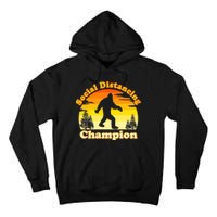 Vintage Sunrise Social Distancing Champion Bigfoot Tall Hoodie