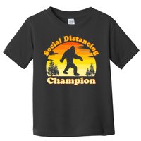 Vintage Sunrise Social Distancing Champion Bigfoot Toddler T-Shirt