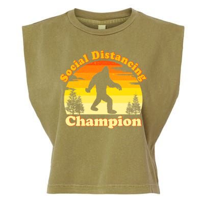 Vintage Sunrise Social Distancing Champion Bigfoot Garment-Dyed Women's Muscle Tee