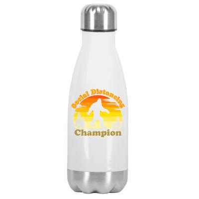 Vintage Sunrise Social Distancing Champion Bigfoot Stainless Steel Insulated Water Bottle