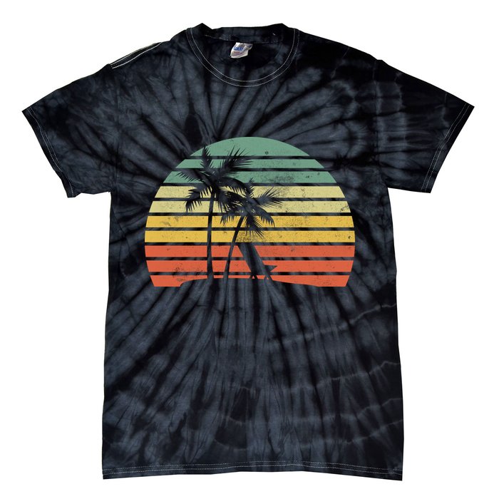 Vintage Sunset Beach   Tie-Dye T-Shirt