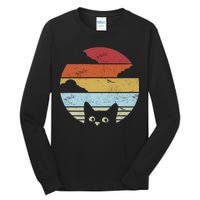 Vintage Sunset Cat Tall Long Sleeve T-Shirt