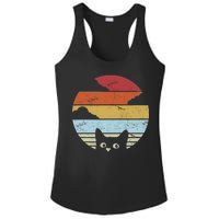 Vintage Sunset Cat Ladies PosiCharge Competitor Racerback Tank