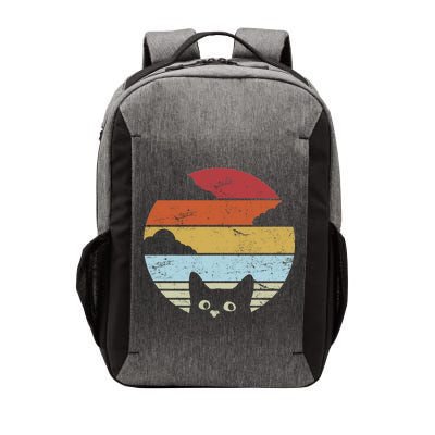 Vintage Sunset Cat Vector Backpack