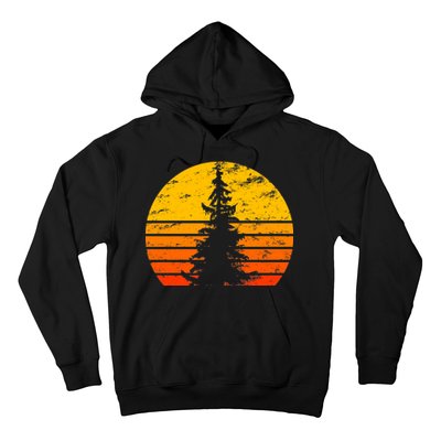 Vintage Sunset Tree Hoodie