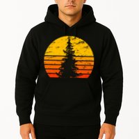 Vintage Sunset Tree Hoodie