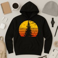 Vintage Sunset Tree Hoodie