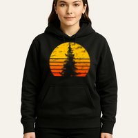 Vintage Sunset Tree Hoodie
