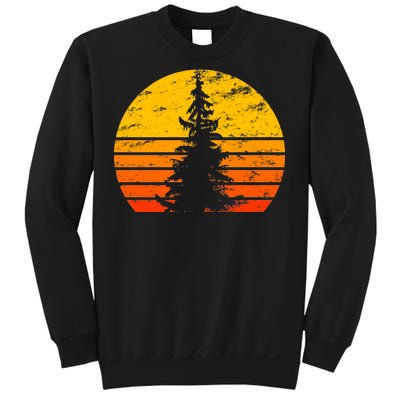 Vintage Sunset Tree Sweatshirt