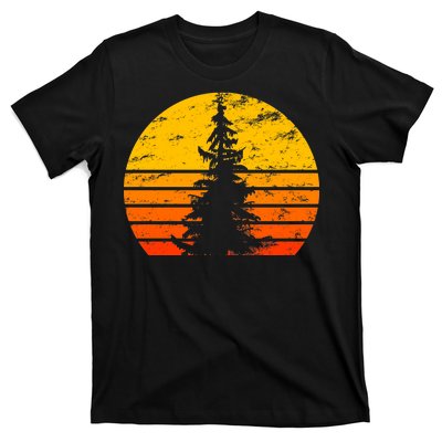 Vintage Sunset Tree T-Shirt