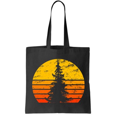 Vintage Sunset Tree Bag