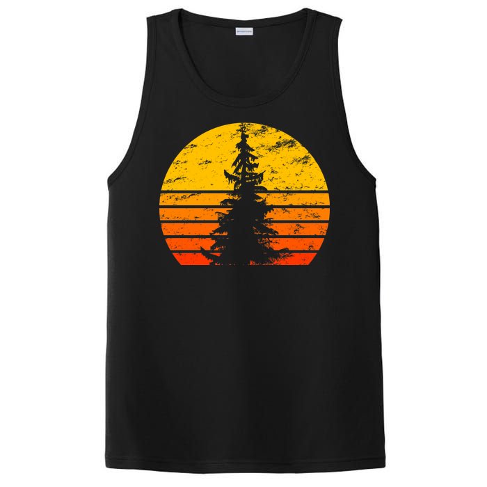 Vintage Sunset Tree PosiCharge Competitor Tank