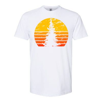 Vintage Sunset Tree Softstyle® CVC T-Shirt