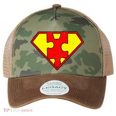 Vintage Super Autism Legacy Tie Dye Trucker Hat