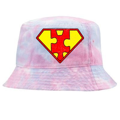 Vintage Super Autism Tie-Dyed Bucket Hat