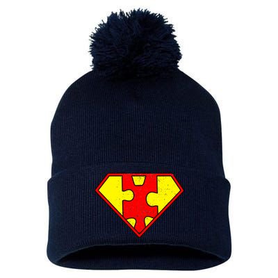 Vintage Super Autism Pom Pom 12in Knit Beanie