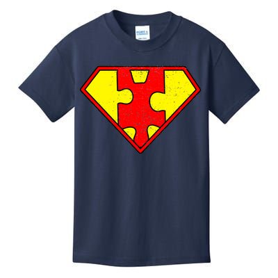 Vintage Super Autism Kids T-Shirt