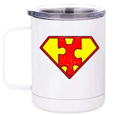 Vintage Super Autism 12 oz Stainless Steel Tumbler Cup