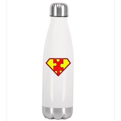 Vintage Super Autism Stainless Steel Insulated Water Bottle