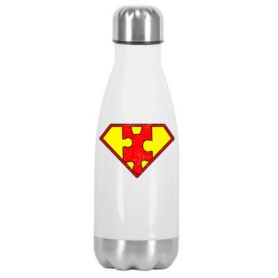 Vintage Super Autism Stainless Steel Insulated Water Bottle