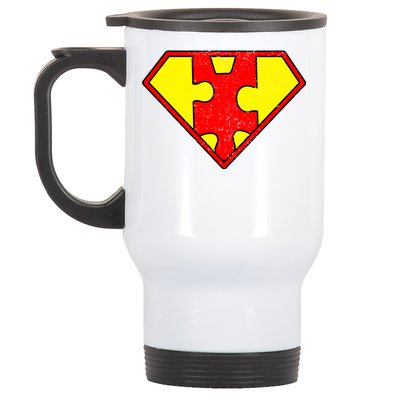 Vintage Super Autism Stainless Steel Travel Mug