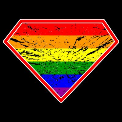Vintage Super Gay Logo T-Shirt