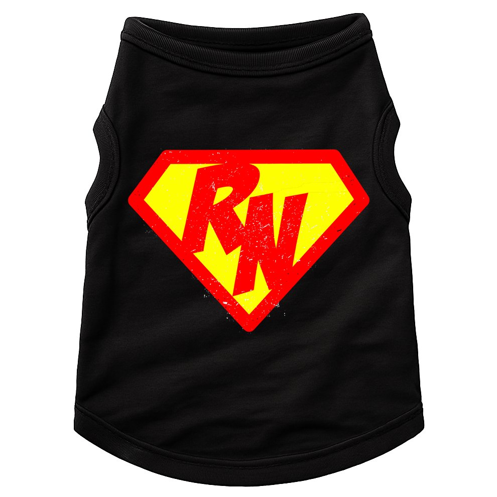 Vintage Super Nurse RN Distressed Doggie Tank