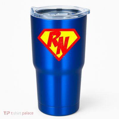 Vintage Super Nurse RN Distressed Tumbler
