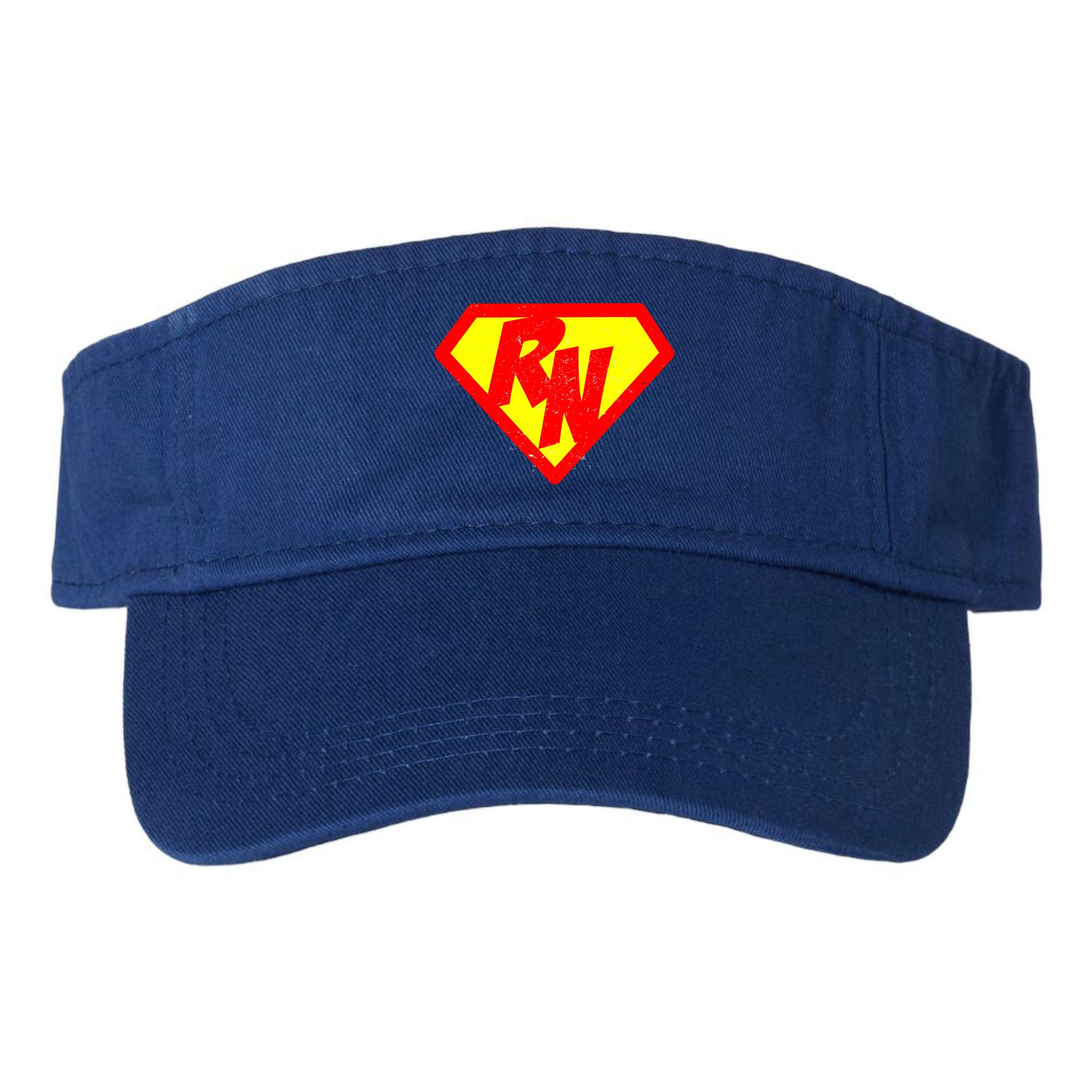 Vintage Super Nurse RN Distressed Visor