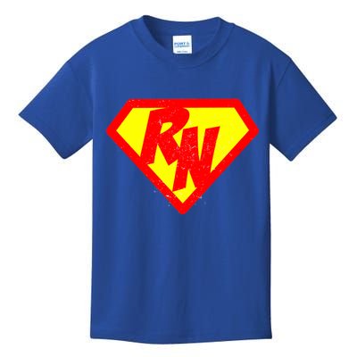 Vintage Super Nurse RN Distressed Kids T-Shirt