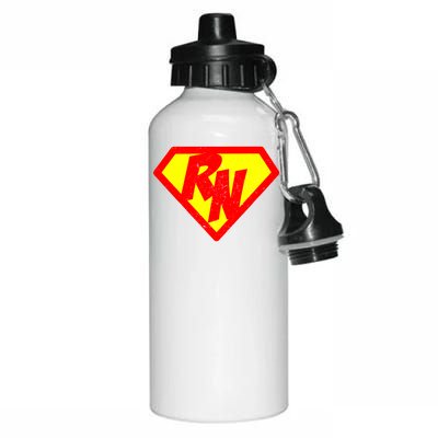 Vintage Super Nurse RN Distressed Aluminum Water Bottle