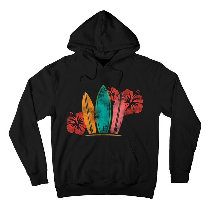 Vintage Surfing Emblem Hoodie