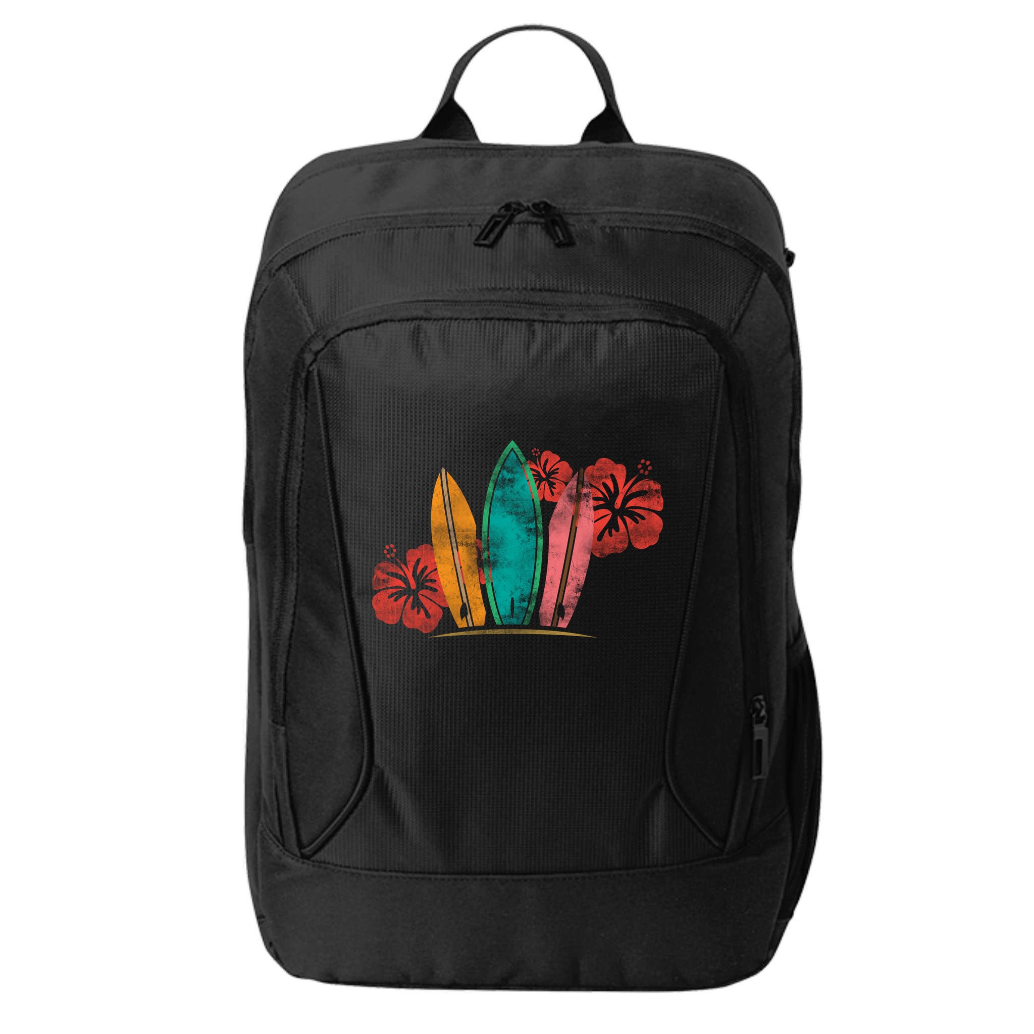 Vintage Surfing Emblem City Backpack
