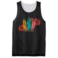 Vintage Surfing Emblem Mesh Reversible Basketball Jersey Tank