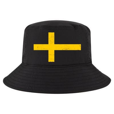 Vintage Swedish Flag Cool Comfort Performance Bucket Hat